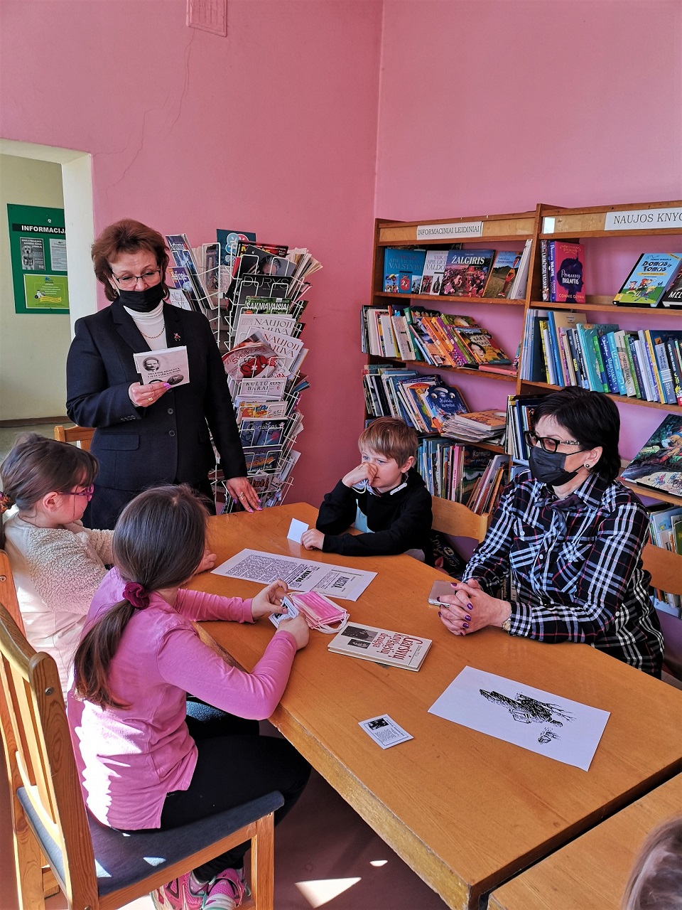 Sidabravo bibliotekoje paminėta Knygnešio diena