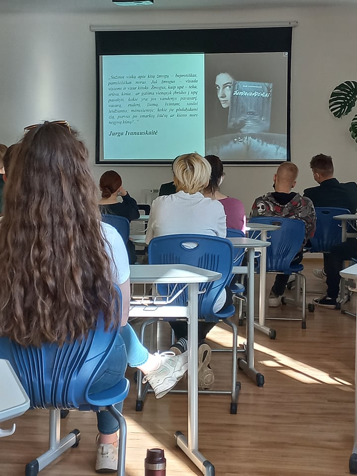 Šeduvoje vyko susitikimas su vaikų ir jaunimo rašytoja Igne Zarambaite