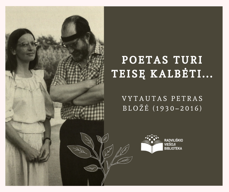 Poetas turi teisę kalbėti...