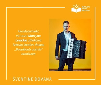 Šventinė virtuozo dovana radviliškiečiams