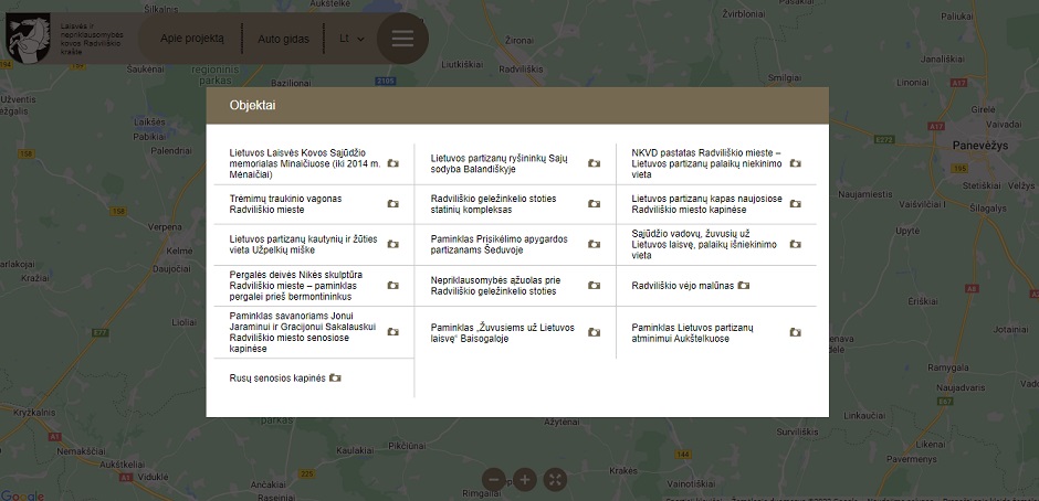 Interaktyvus turas – Laisvės ir nepriklausomybės kovos Radviliškio krašte