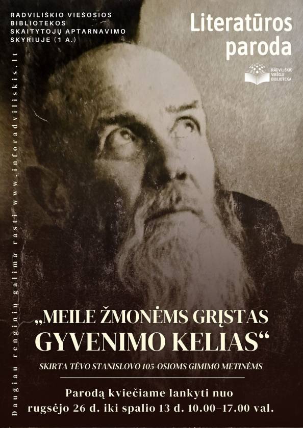 „Meile žmonėms grįstas gyvenimo kelias“