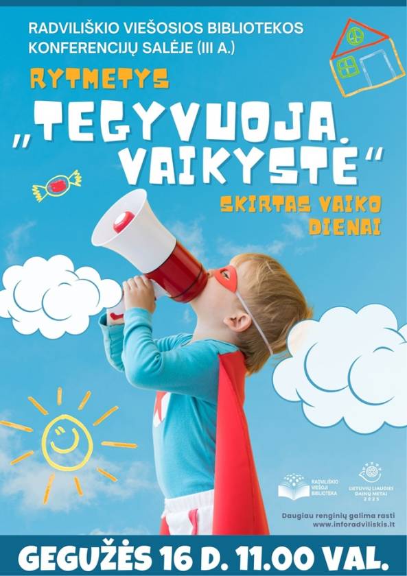 Rytmetys „Tegyvuoja vaikystė“, skirtas Vaiko dienai