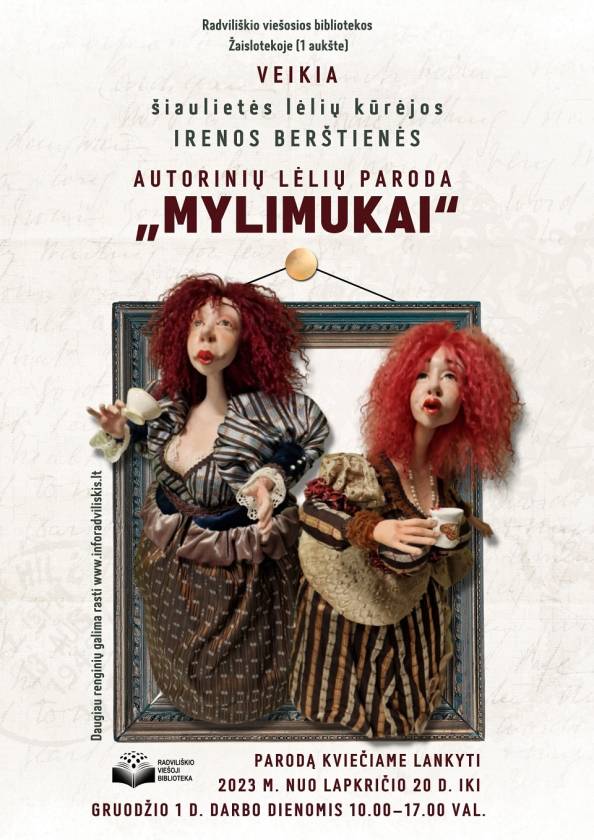 „Mylimukų“ viešnagė Radviliškio bibliotekoje