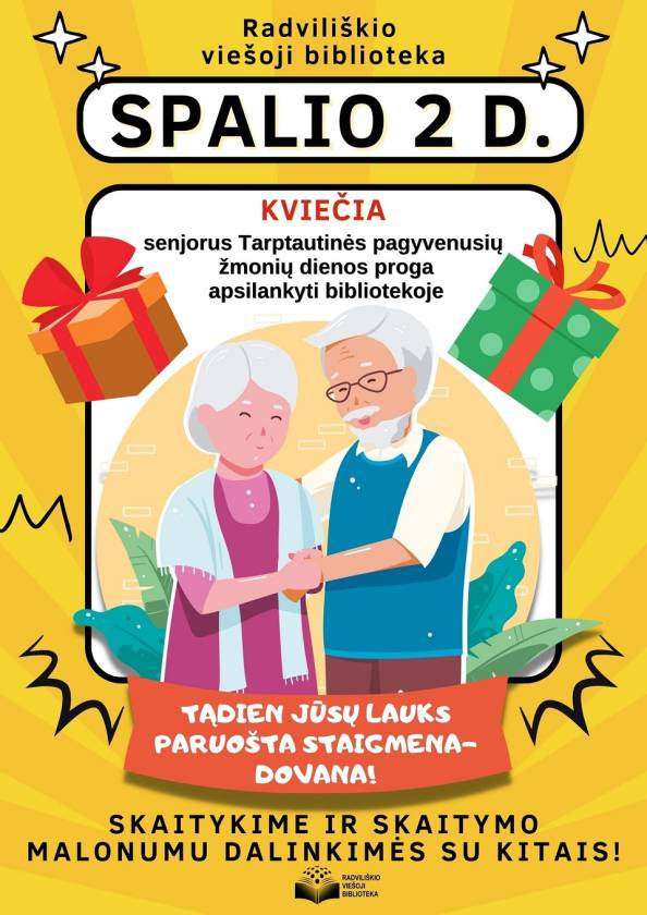 TĄDIEN JŪSŲ LAUKS PARUOŠTA STAIGMENA-DOVANA!